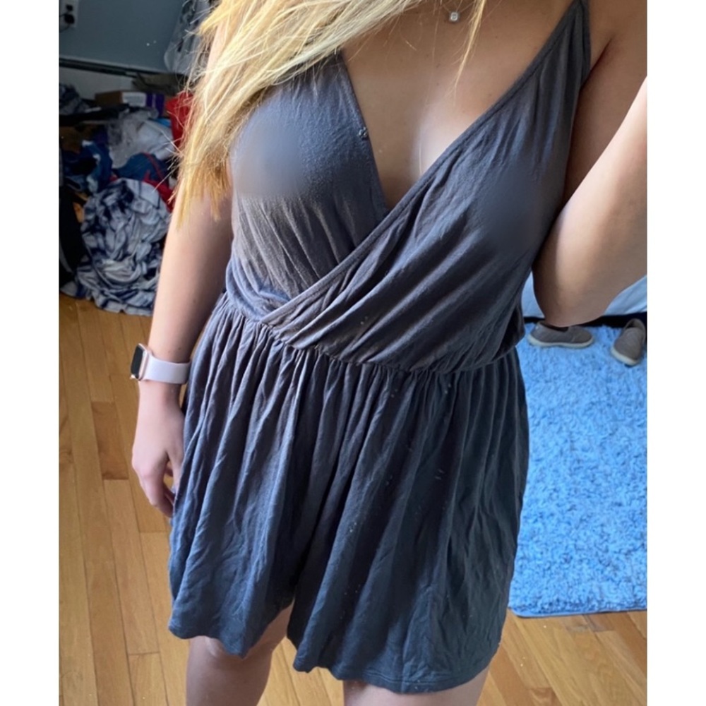 Gray Romper